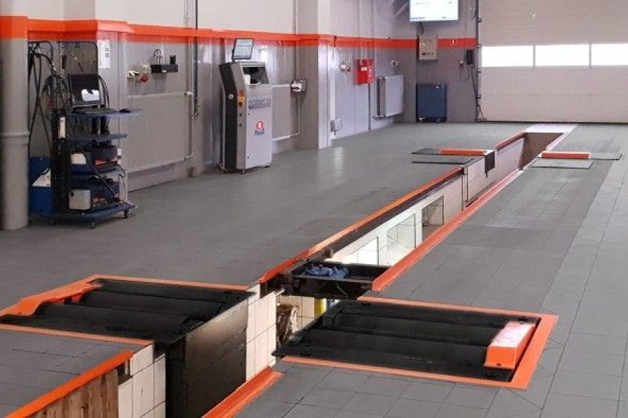 pomieszczenie kontrola pojazdów