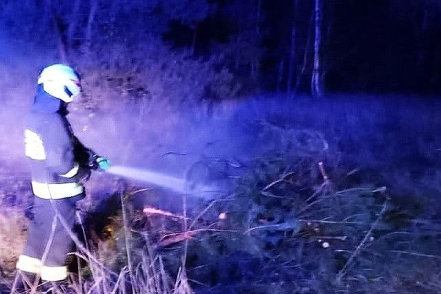 pożar strażak kraśnik krzyżowa