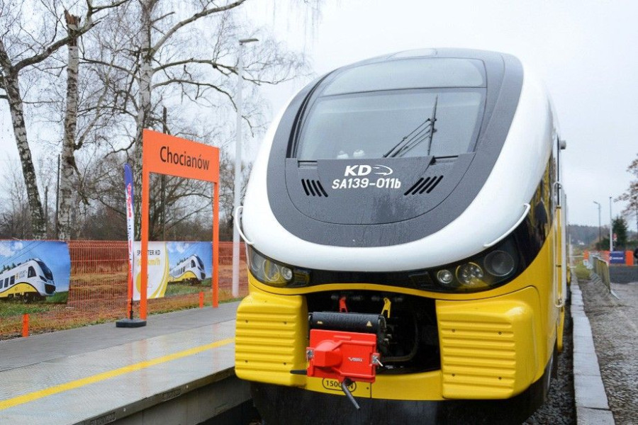 pociąg chocianów