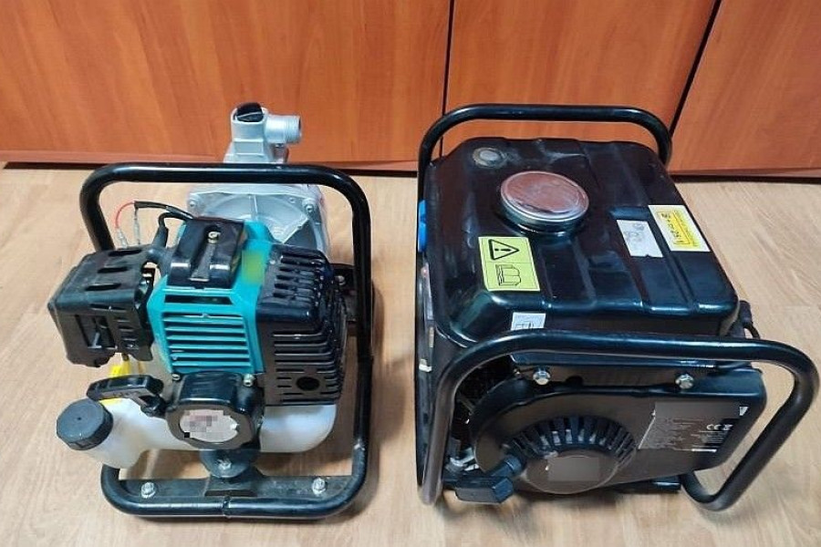 kradzież pompa agregat