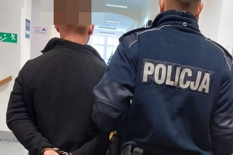 zatrzymany nękanie groźby