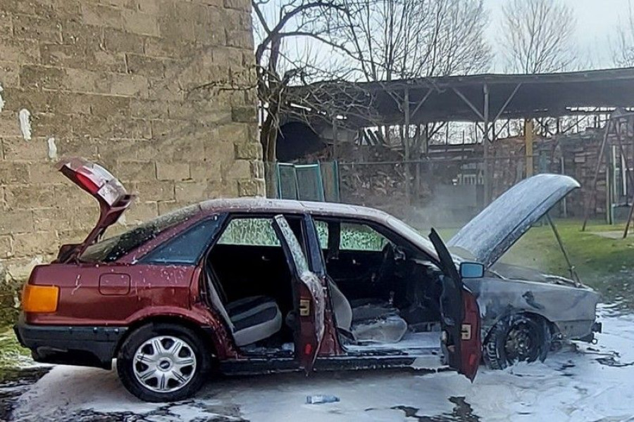 pożar auto nowogrodziec