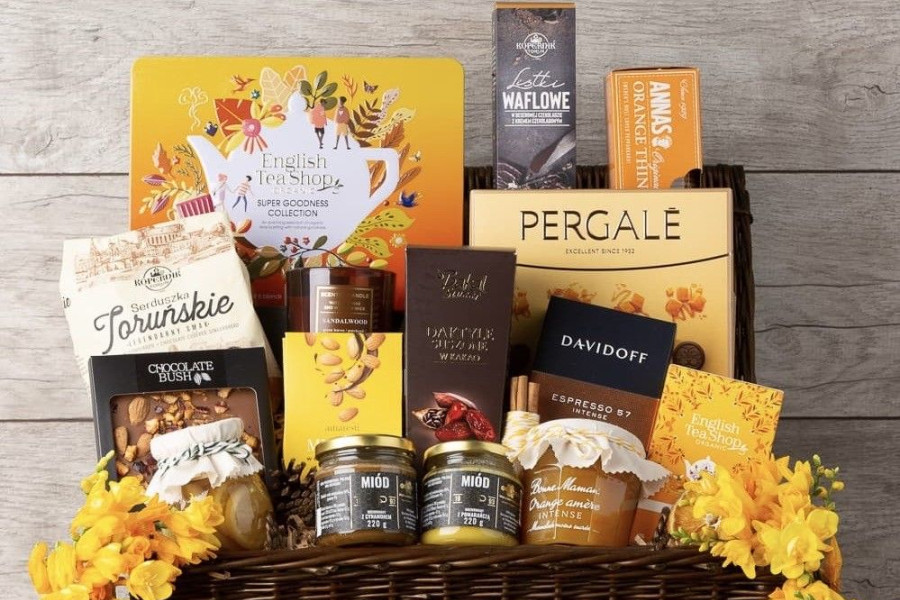 baner słodycze kosz