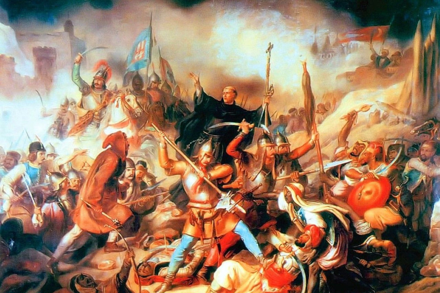 obraz bitwa pod belgradem