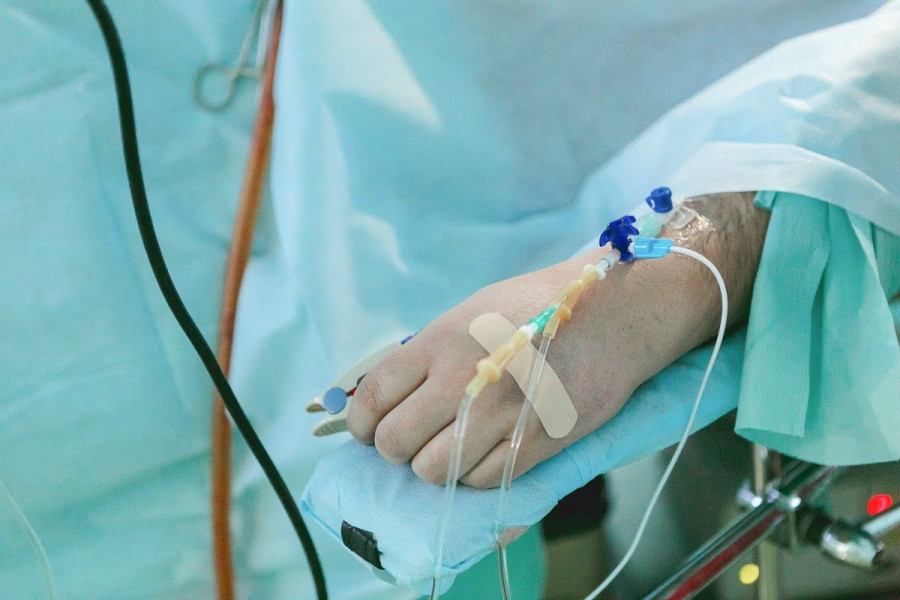 ręka kobieta szpital