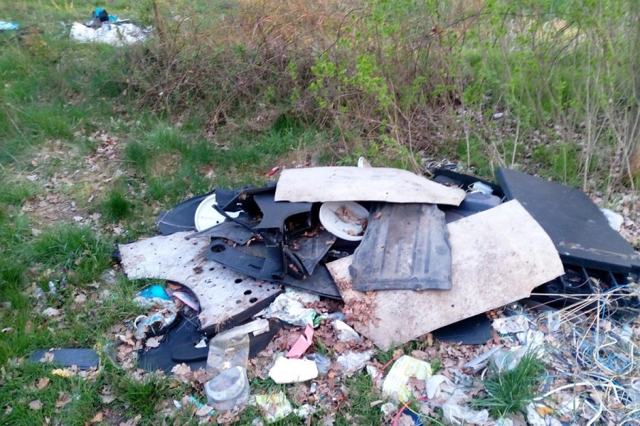 śmieci bóbr nadrzeczna