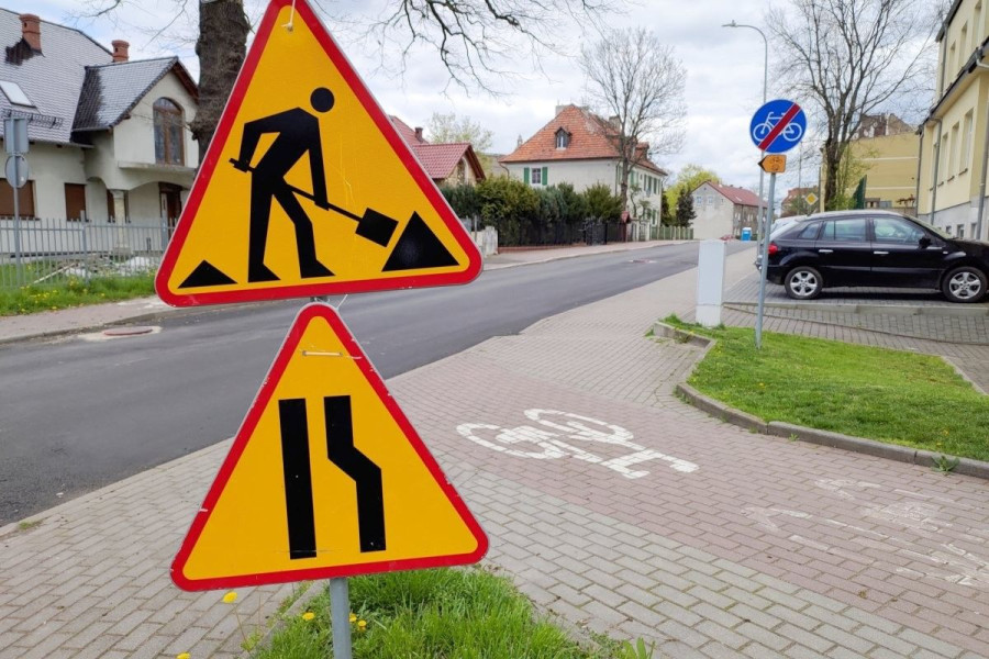 gdańska remont znaki