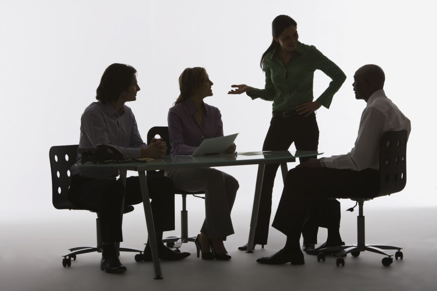 ludzie stół spotkanie biznes