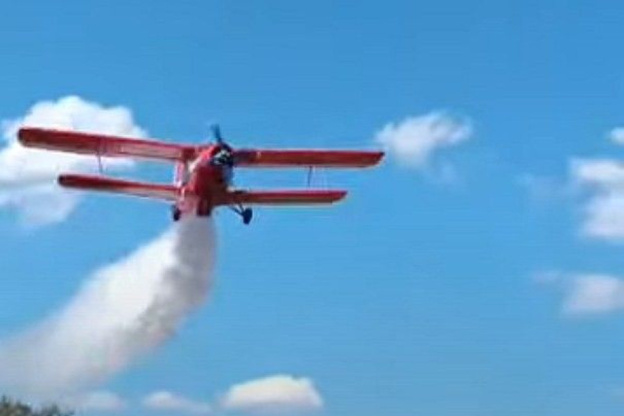 samolot gaśniczy poligon świętoszów