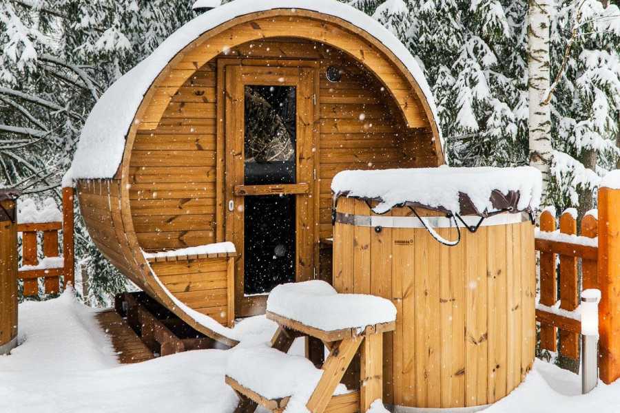 sauna ogrodowa