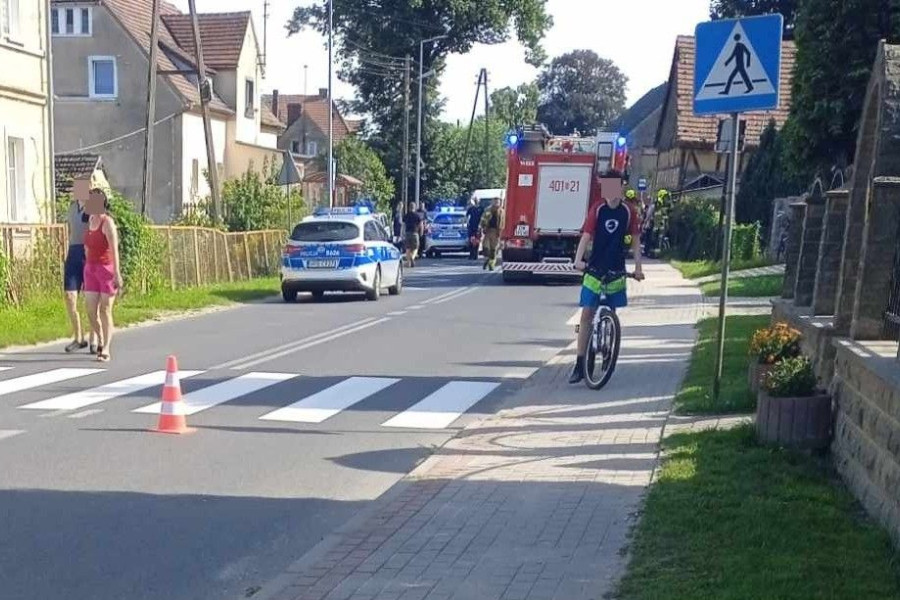 wypadek motocyklista raciborowice