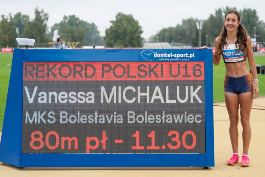 vanessa michaluk rekord polski