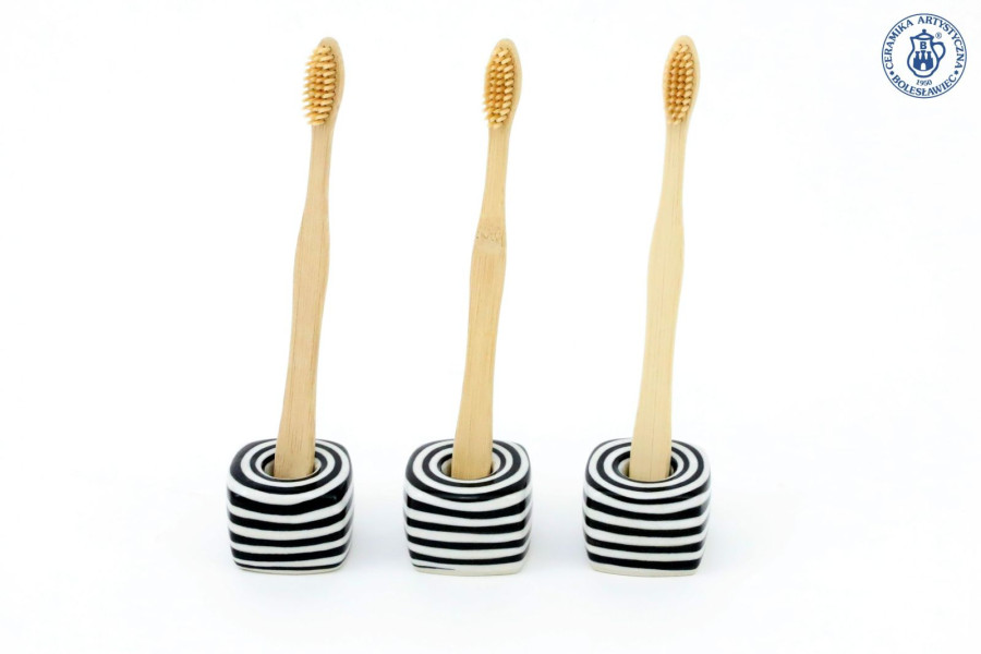 stojak ceramika szczoteczka