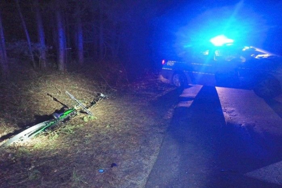 potrącenie lubin rowerzysta