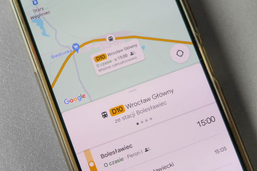 smartfon google maps
