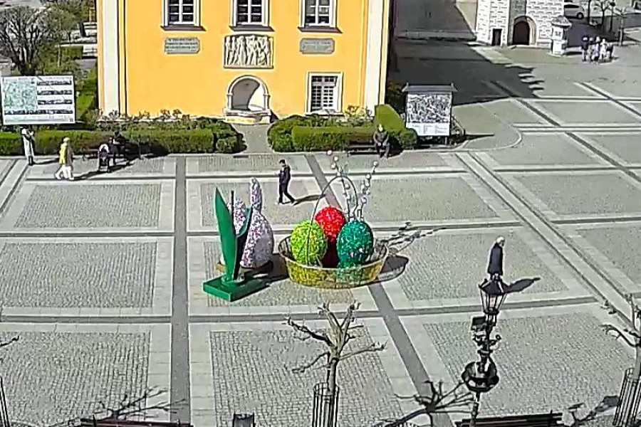 dekoracja rynek święta