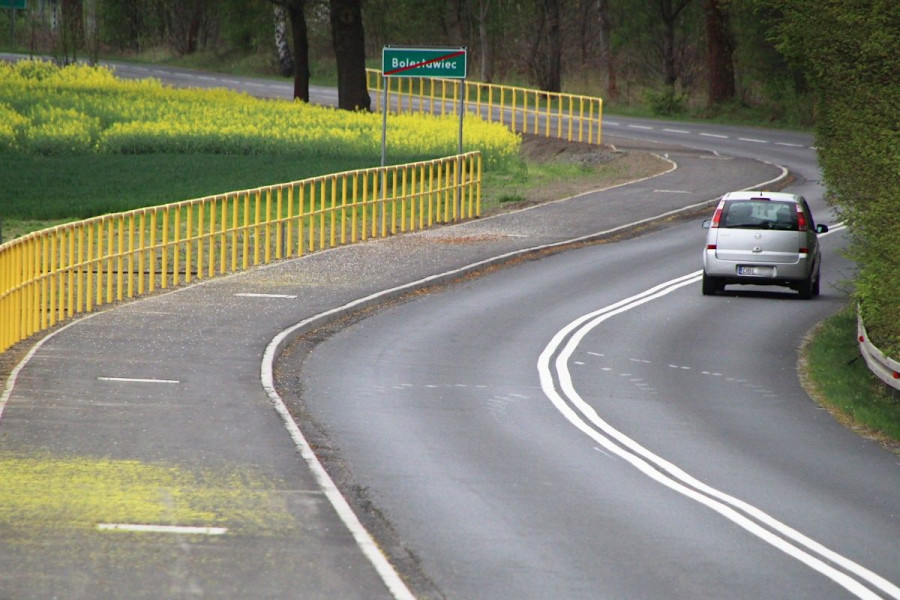 ścieżka rowerowa bolesławiec łaziska