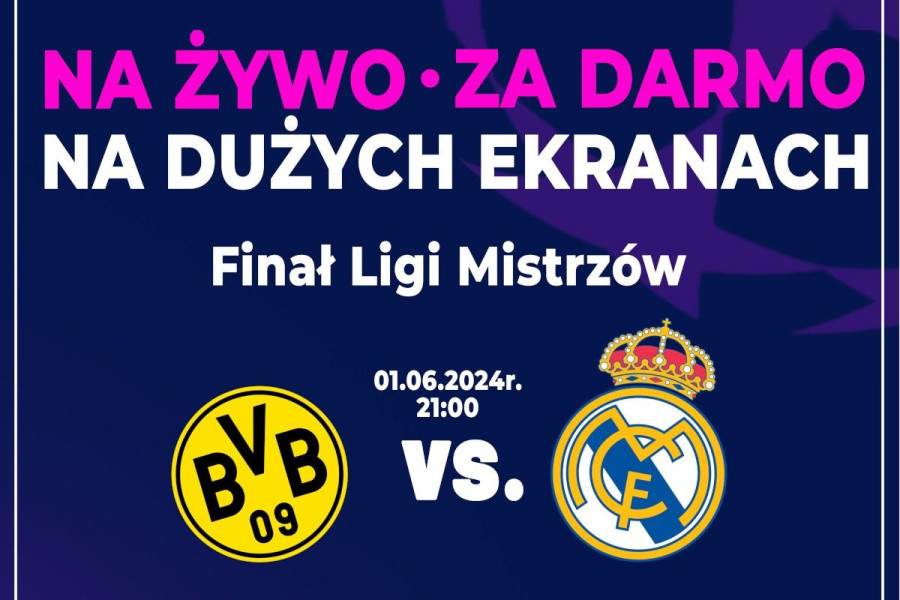 liga mistrzów finał plakat