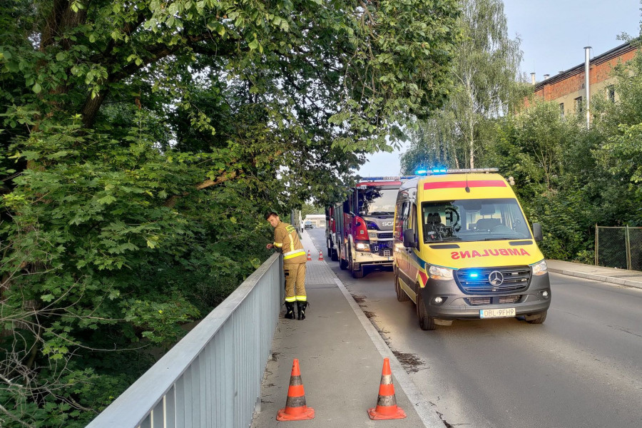 strażak most Mostowa