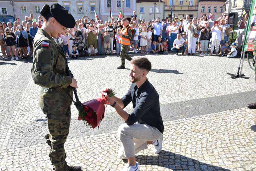 oświadczyny przysięga wojskowa wleń