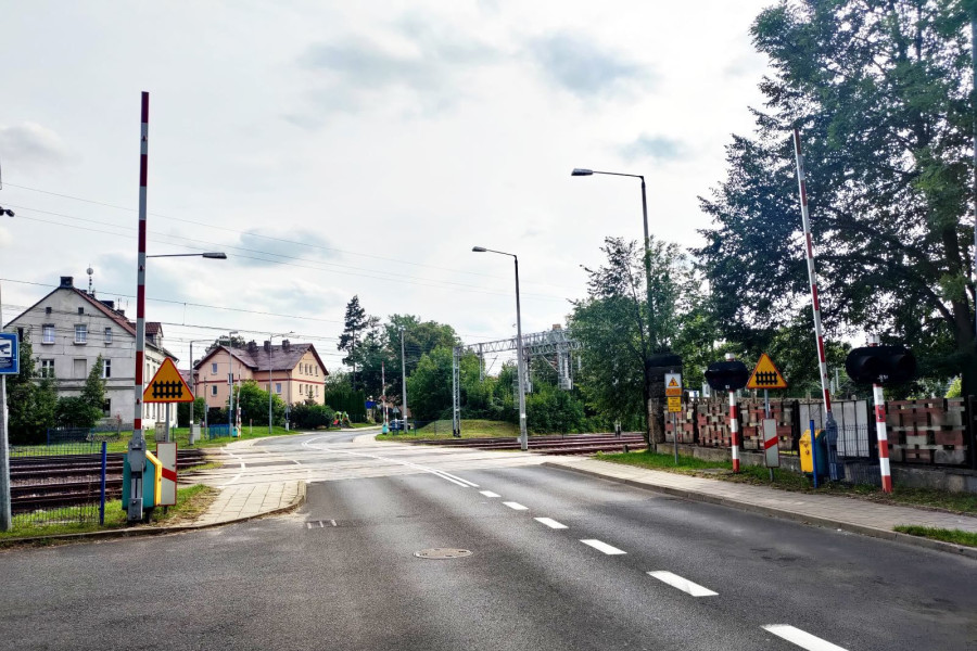 przejazd kolejowy modłowa