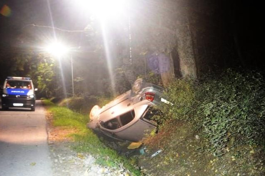 auto rów pijany kierowca