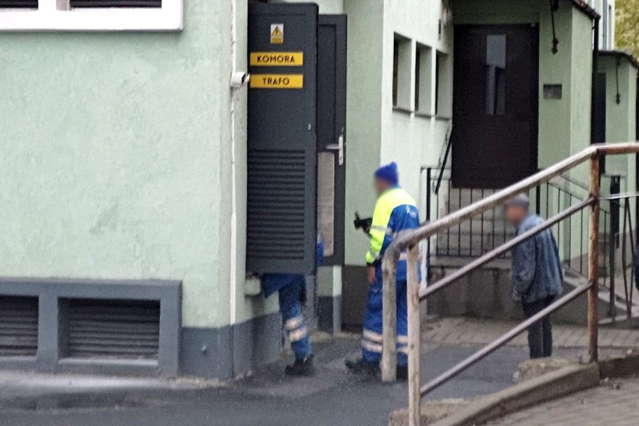 pożar stacja transformator