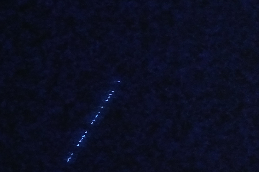 Obiekt niebo starlink