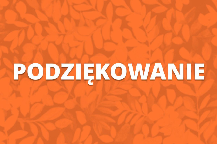 podziękowanie