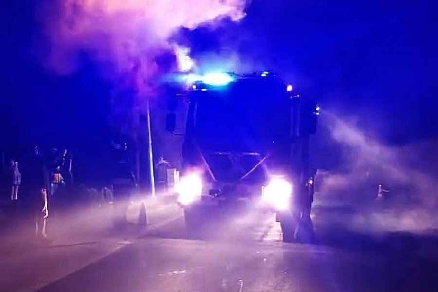 straż pożarna samochód wykroty