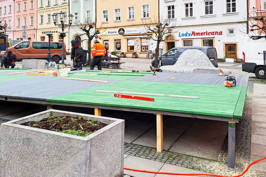 osłona fontanna rynek
