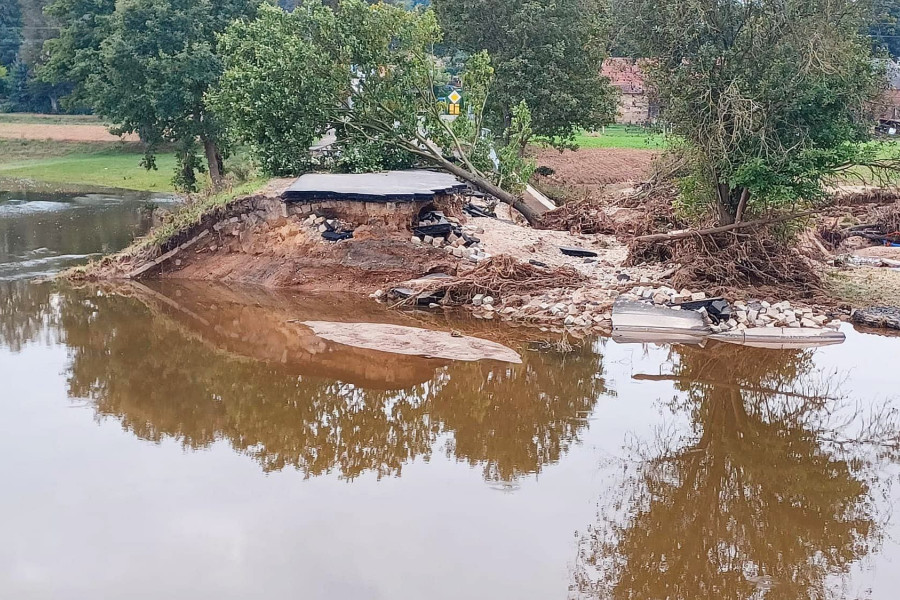 droga kraszowice powódź