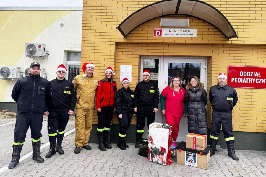 osp godzieszów pomoc dziecko szpital