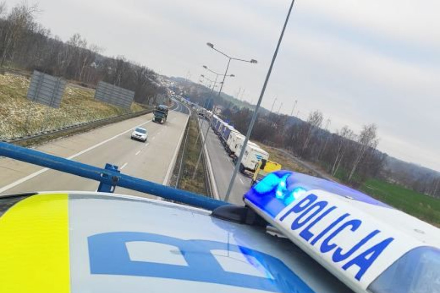 radiowóz autostrada