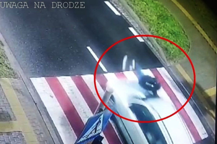 potrącenie lubin pasy