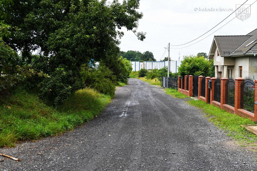 ulica widok przebudowa