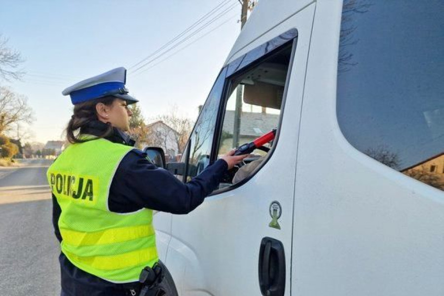 policjantka trzeźwość kontrola