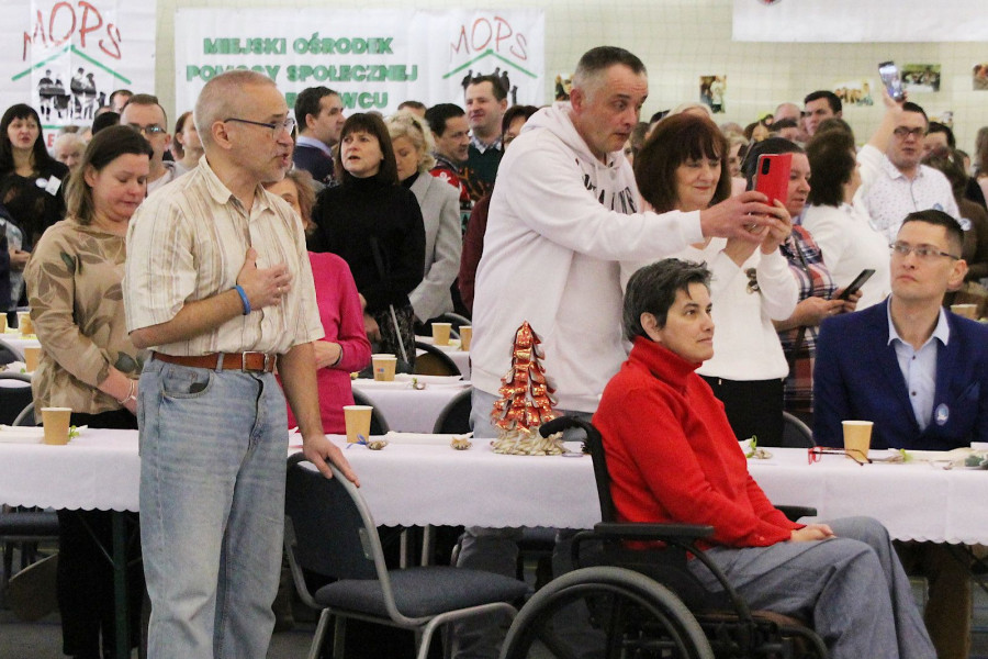 spotkanie opłatek niepełnosprawni