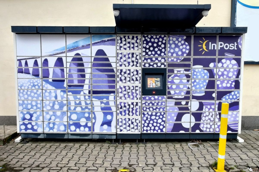 paczkomat inpost ceramika wiadukt