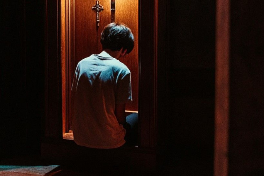 dziecko spowiedź konfesjonał