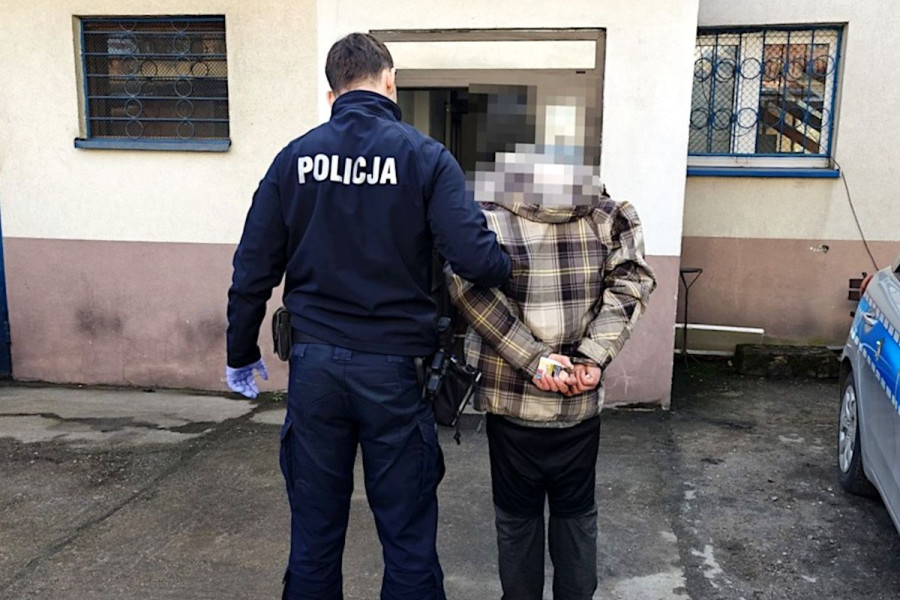 lubań kradzież zatrzymany