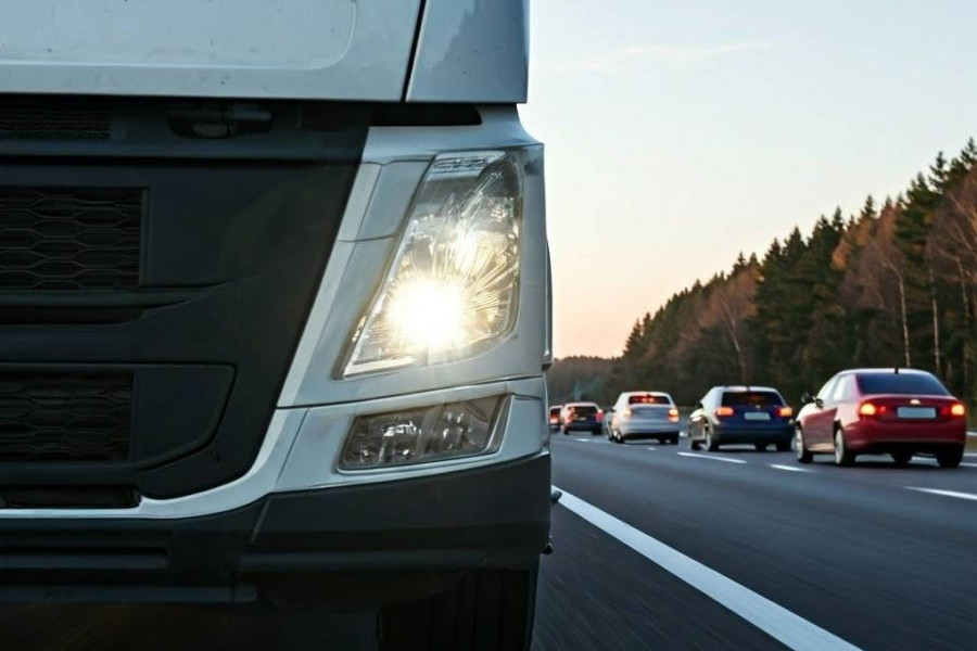 ciężarówka korek autostrada