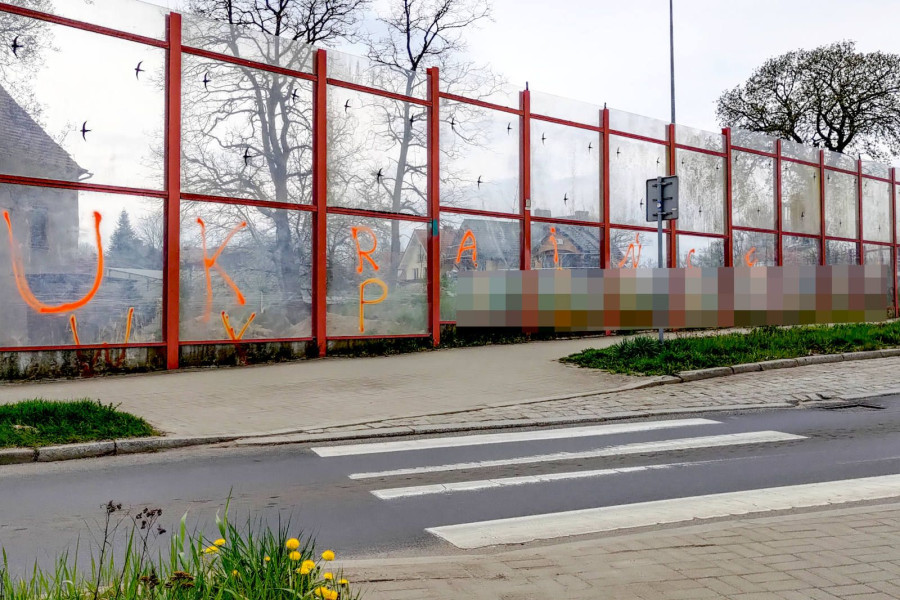 napis wulgaryzm ukraina rondo