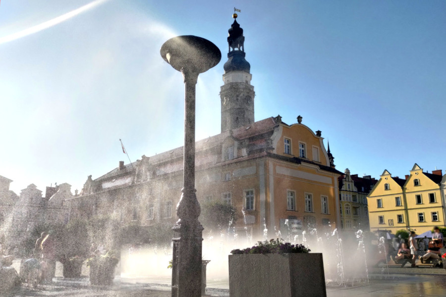 fontanna rynek słupek