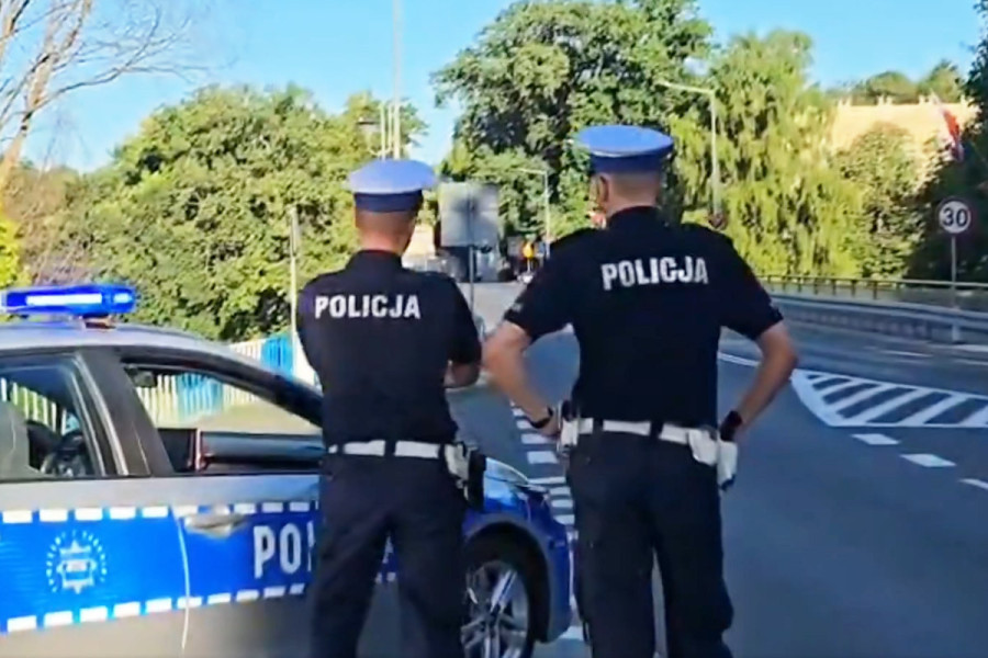 policja granica niemcy poserunek