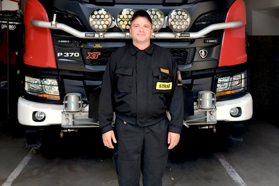 strażak piotr górz