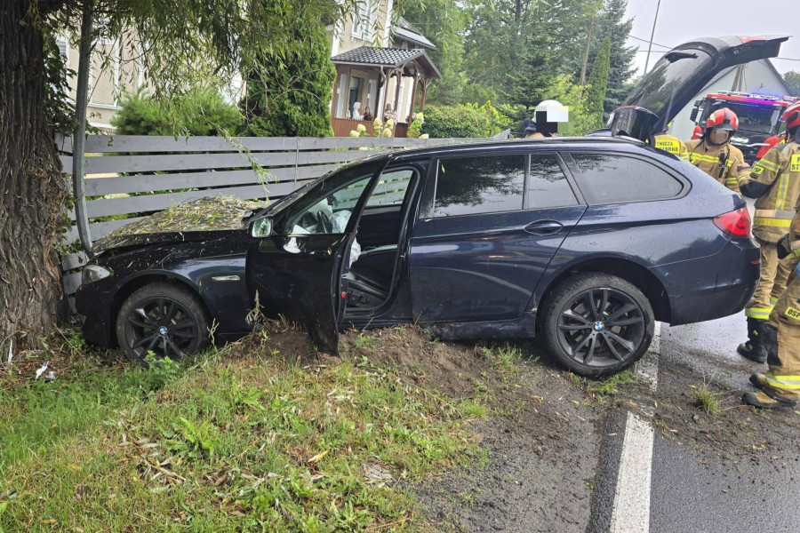 kolizja bmw dąbrowa bolesławiecka