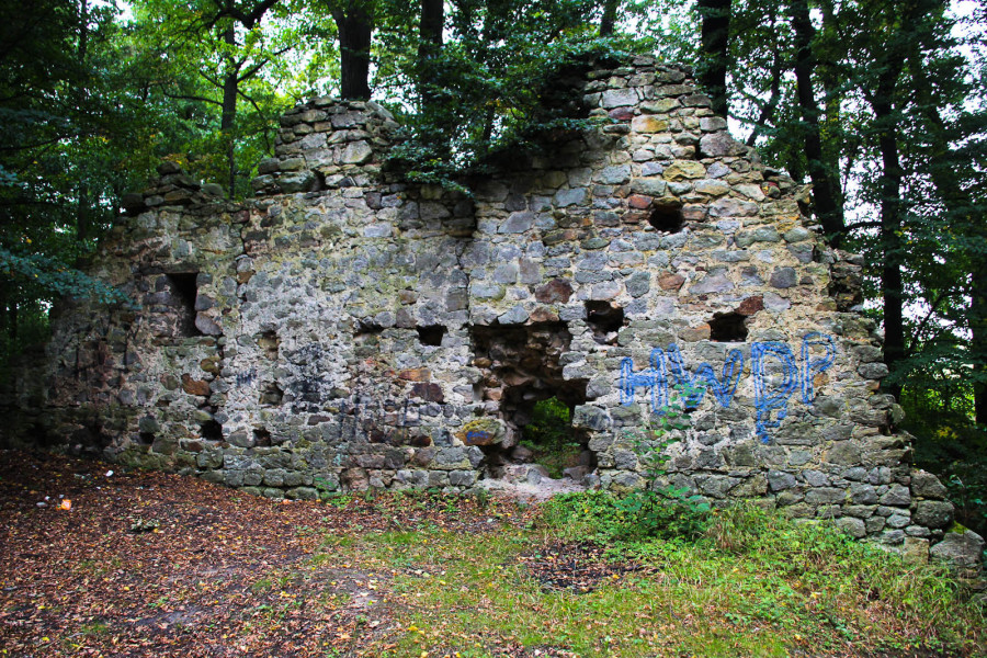 ruiny zamek sternburg