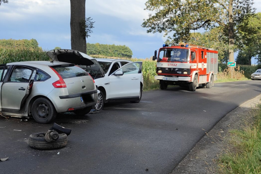 Auta wypadek brunów