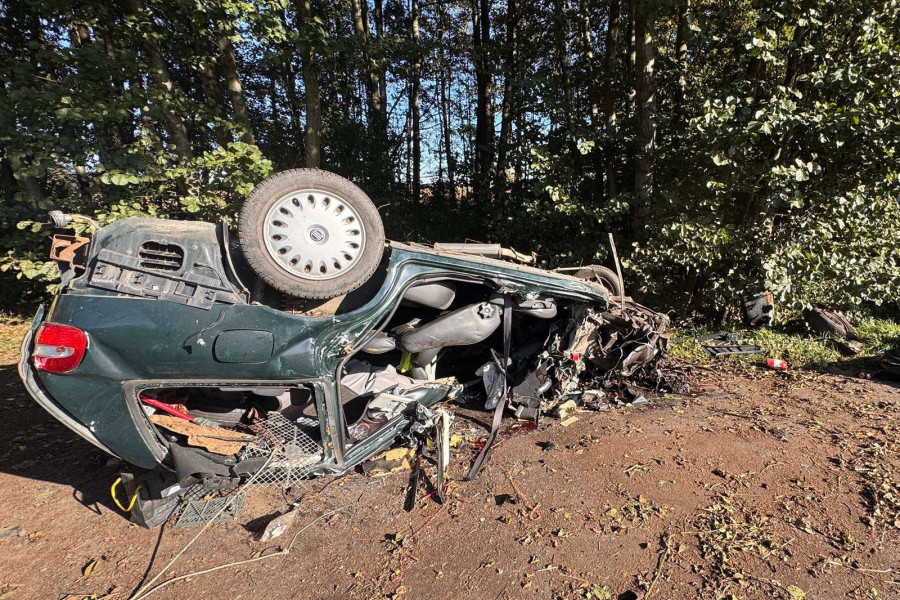 wypadek dachowanie zderzenie legnica